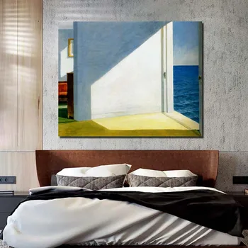 

Canvas Modular Edward Hopper Poster Home Decor Rooms by the Sea Paintings Nordic HD Printed Pictures Frame Wall Art Living Room