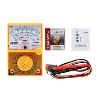 

DC/AC Pointer Multimeter 1000V 250mA Resistance Voltmeter Current Meter