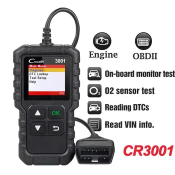 

CR3001 Full OBD2 Scanner OBD 2 Engine Code Reader Creader 3001 Car Diagnostic tool free update PK CR319 ELM327