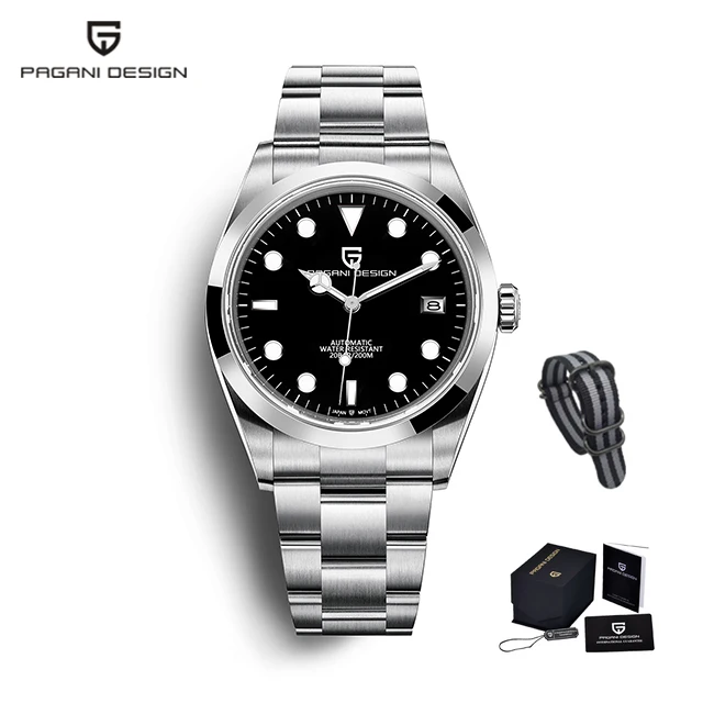 PAGANI DESIGN 2021 New Men's Automatic Mechanical Wristwatch Business Diving Men's Watch Luxury Sapphire 200M Waterproof Watches 