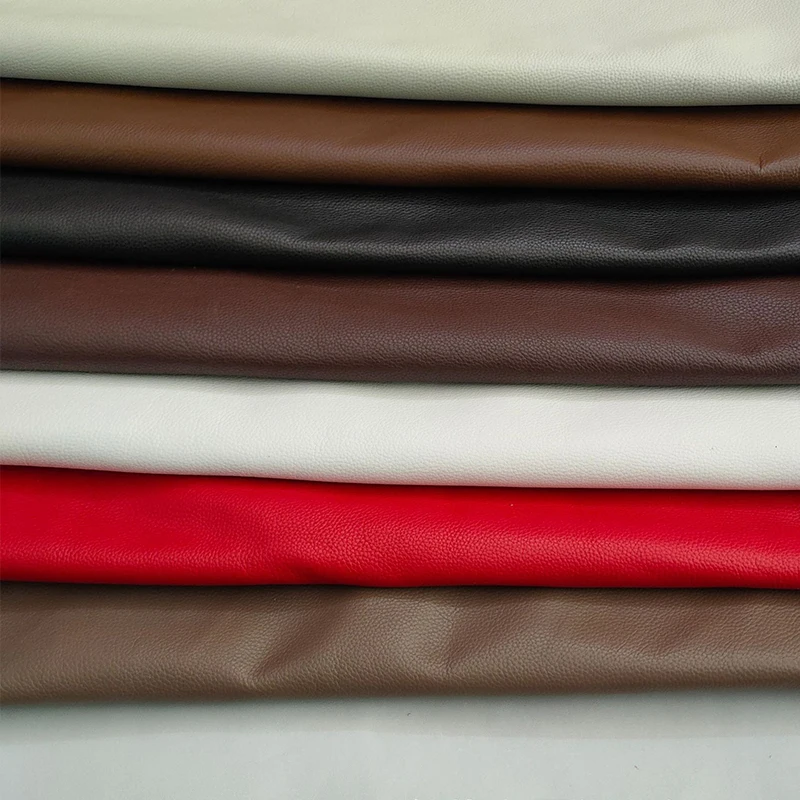 Итальянский первый слой из коровьей кожи с узором Личи разные цвета толщина