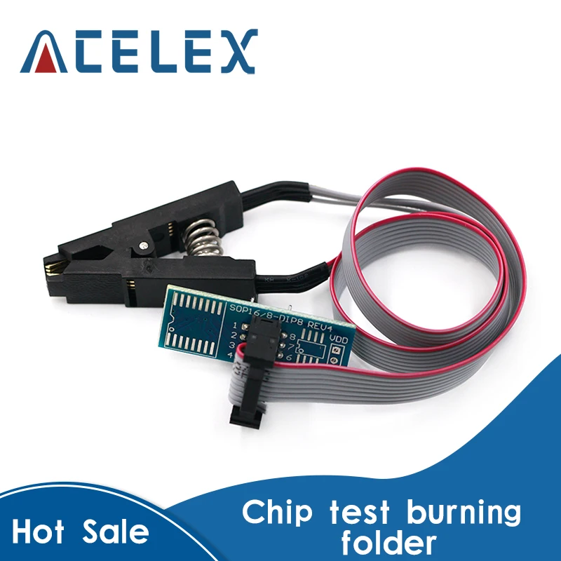 SOIC8 SOP8 Flash Chip зажим для проверки ИС Socket Adpter BIOS/24/25/93 программатор arduino|Детали и