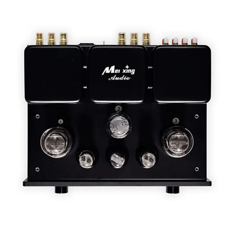 MC300-A 8W×2 чистого класса A Однорядный усилитель 300B Ламповый HIFI усилитель, отношение сигнал-шум: 93 дБ Искажение: ≤1