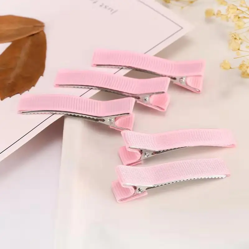 DIY металлическая заколка-шпилька для маленьких девочек, игрушки ручной работы, аксессуары для волос, заколка для волос, прекрасный подарок, вечерние украшения для волос - Цвет: pink
