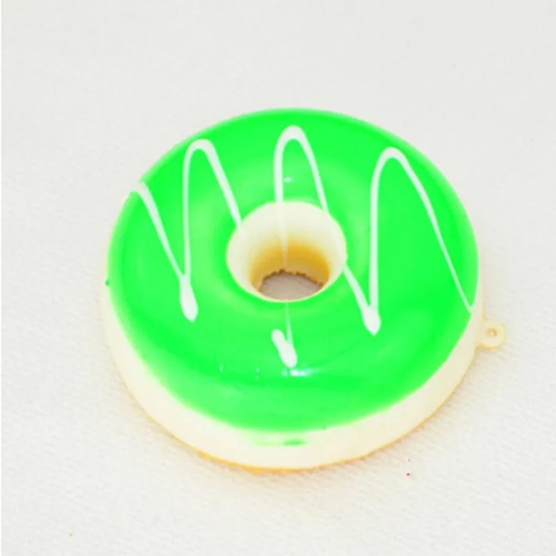 2PCS 5CM Kawaii Slow Rising Squishy Mini Donut Key Chain Chocolate Noodles Sweet Roll Phone Charms Straps