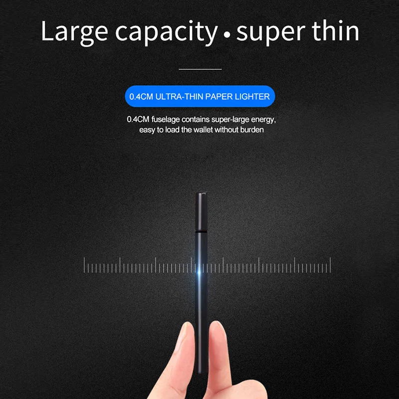 Lighter USB Electronic Portable Cigar Cigarette Lighters Windproof Multicolor Optional Lighter with Gift Box