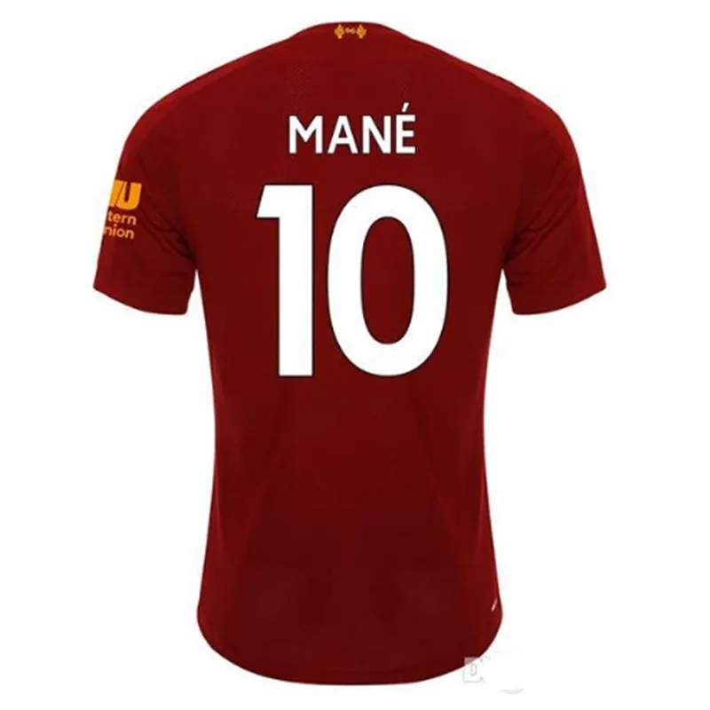 19 20 Liverpoolea рубашка M. SALAH FIRMINO MANE VIRGIL HENDERSON ROBERTSON MILNER KEITA Liverpoolea Футбольная Футболка - Цвет: shirt