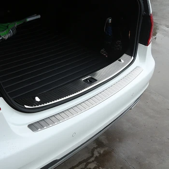 

For Mercedes Benz W212 E180L E200L E260L E300L Stainless Steel Rear Guard Bumper Trunk Inner/outside Sill Protector Plate Cover
