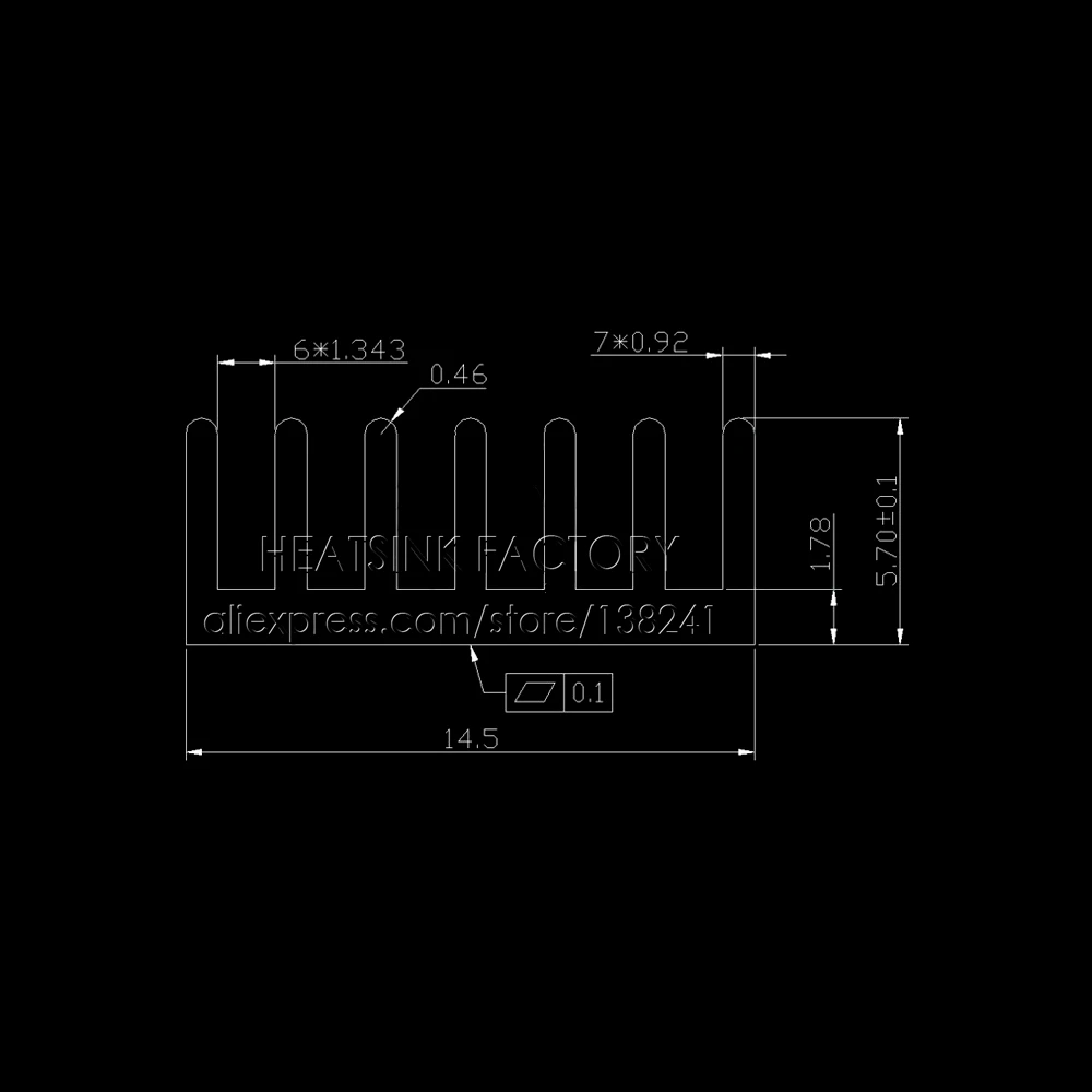 10 шт. 14x14x6 мм теплоотвод ОЗУ чипсет алюминиевый радиатор с теплопроводящей лентой