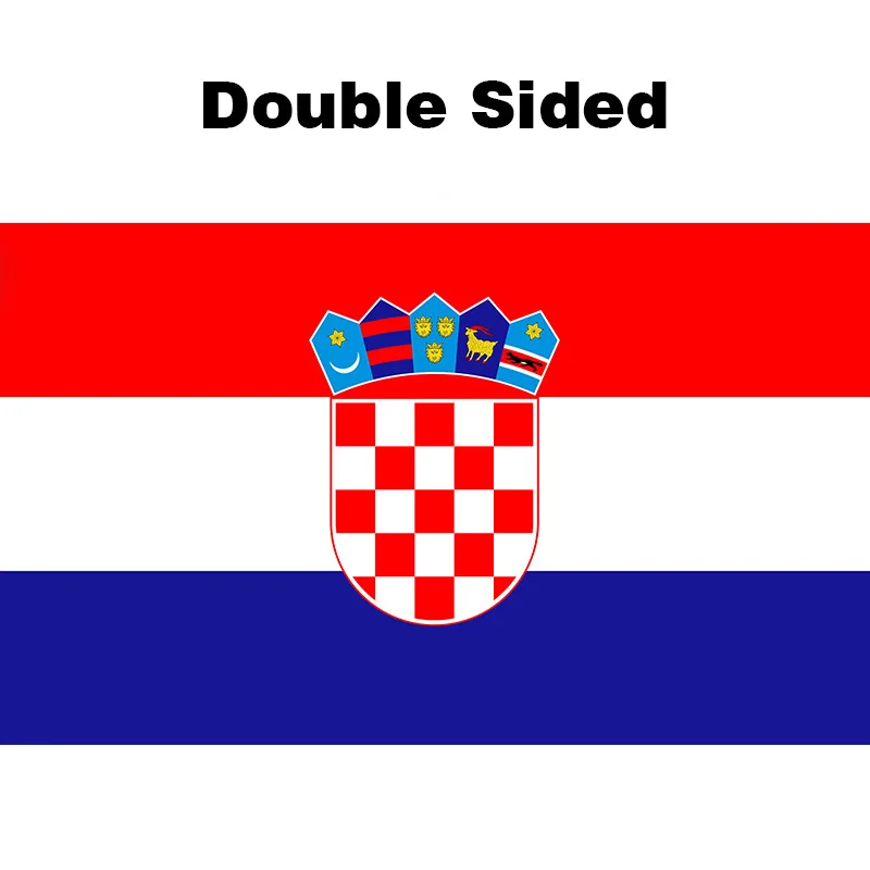 Croatia YAZANIE Двусторонняя Хорватия Италия Австрия Ливан Венесуэла Камерун ОАЭ Албания Северная Корея флаги и баннеры - Цвет: Croatia