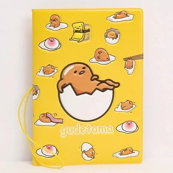 

2020 New Lovely Gudetama 3D PVC Passport Cover Unisex Women Go Abroad Study Passort Holder Fashion Leather Passport Protective