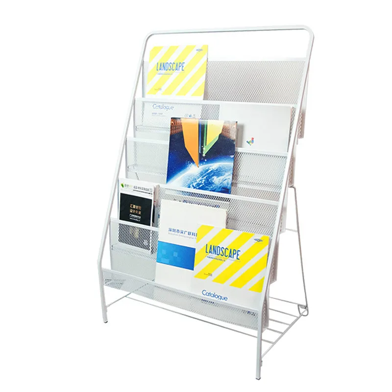 

Children's bookshelf baby picture book shelf home iron commercial newspaper rack floor magazine rack simple book rack