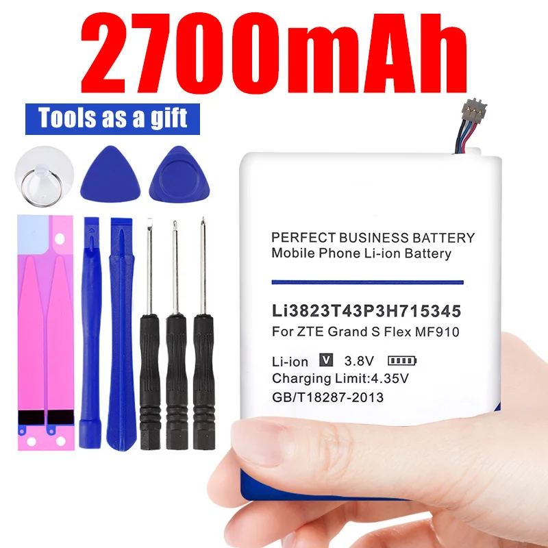 2700 мАч LI3823T43P3H715345 батарея для zte Grand S Flex/для zte MF910 MF910S MF910L MF920 MF920S MF920W+ батарея