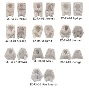 

Great Artist Figures Mini Size Venus Head Plaster Cast Silicone Mold Resin Casting Portrait Painting Mold Art Crafts