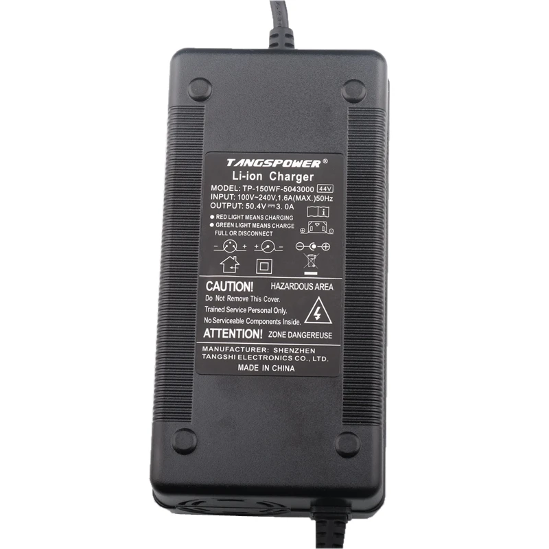 Carregador para Bicicleta Bateria de Íon-lítio Tomada de Alta Bateria de Lítio para 12s Elétrica Qualidade ue - Eua Reino Unido au 50.4v 3a 44.4v - Image 2
