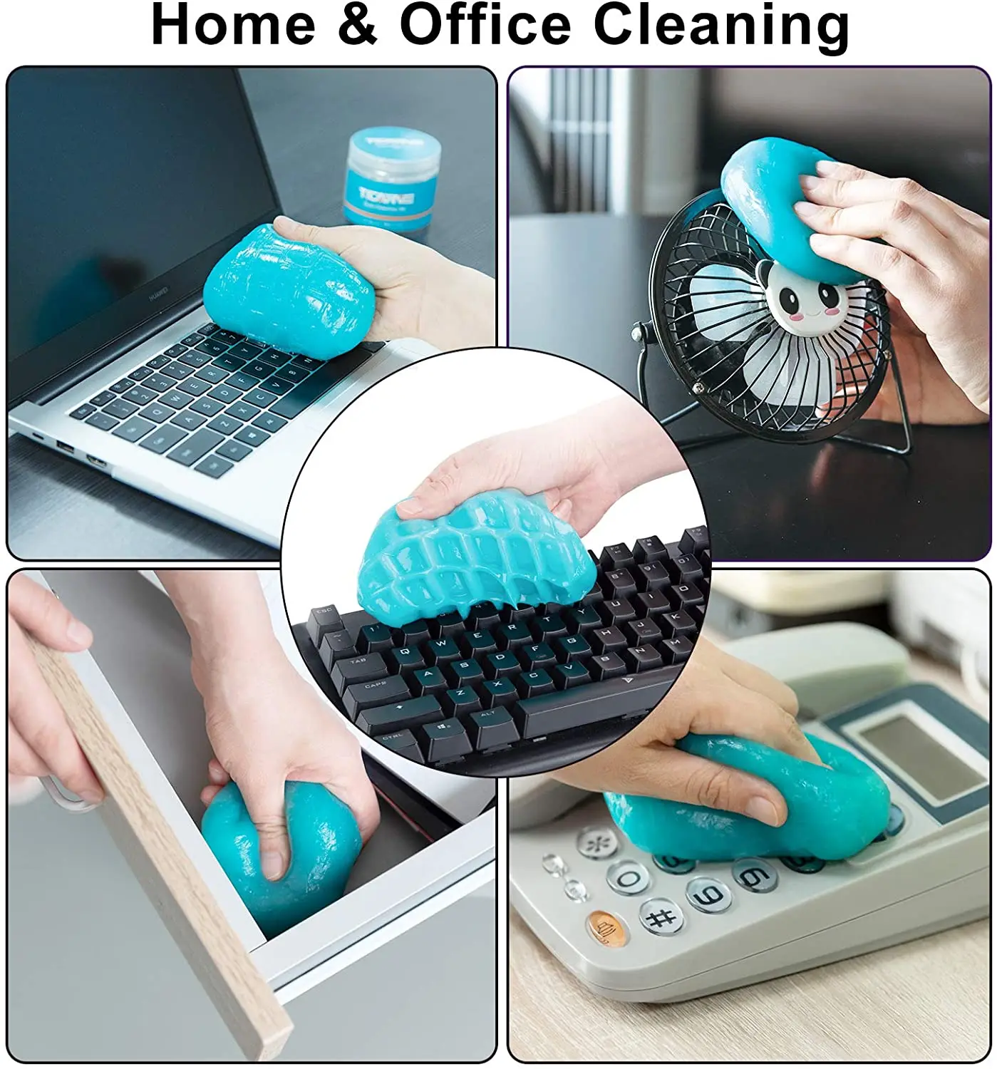 160g Car Cleaning Gel Car Wash Slime For Cleaning Machine Magic Cleaner Dust Remover Gel Auto Pad Glue Powder Clean Tool