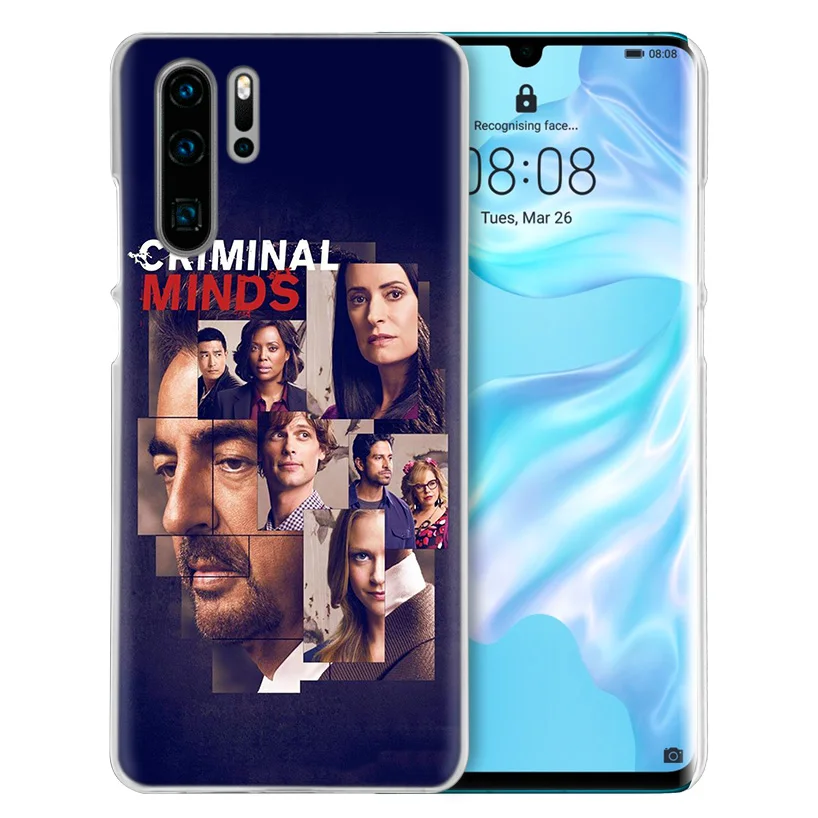Hard PC Case Cover For Huawei P30 P20 P10 Mate 30 20 10 Nova 5 5i Pro Lite P Smart Z Plus Criminals Minds Back Protective