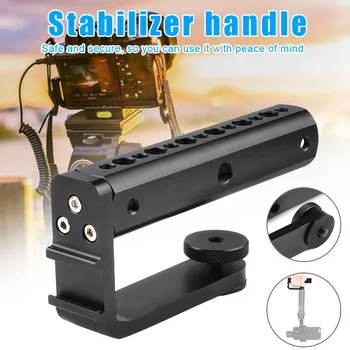 

Handheld Universal Joint Stabilizer Inverted Handle Aluminum Alloy Parts CNC Cutting Process Black VDX99