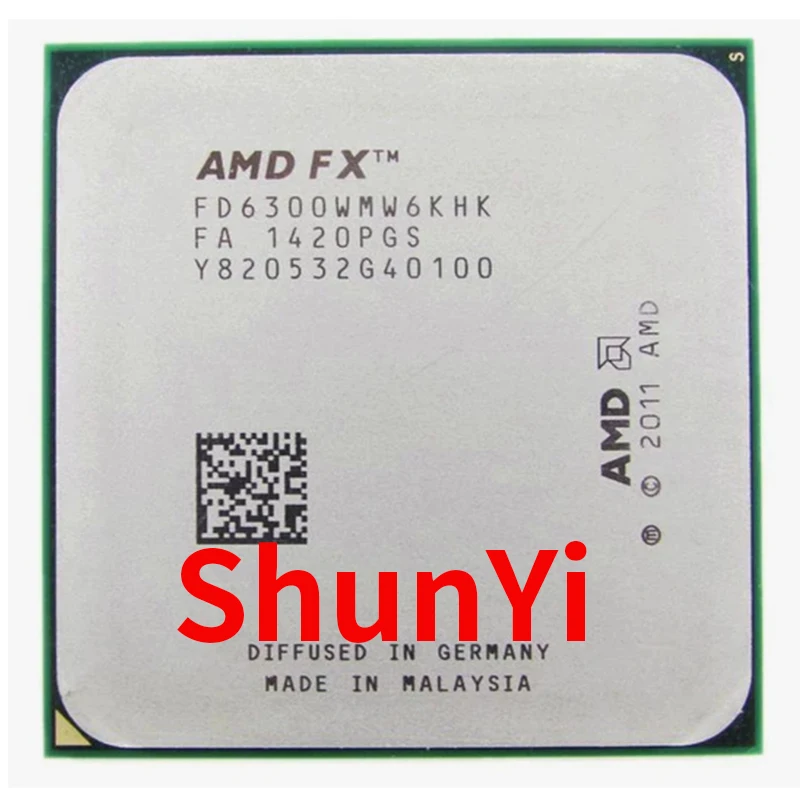 Процессор AMD FX6300 3 5 ГГц разъем AM3 + FX-Series шестиядерный ЦП FX 6300 FD6300WMW6KHK 95 Вт |