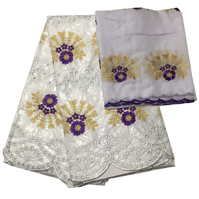 Последний дизайн Африканский Базен Getzner Ткань 5 ярдов вышивка ткань Bazin с бисером+ 2 ярдов кружевная ткань для леди одежда Новинка