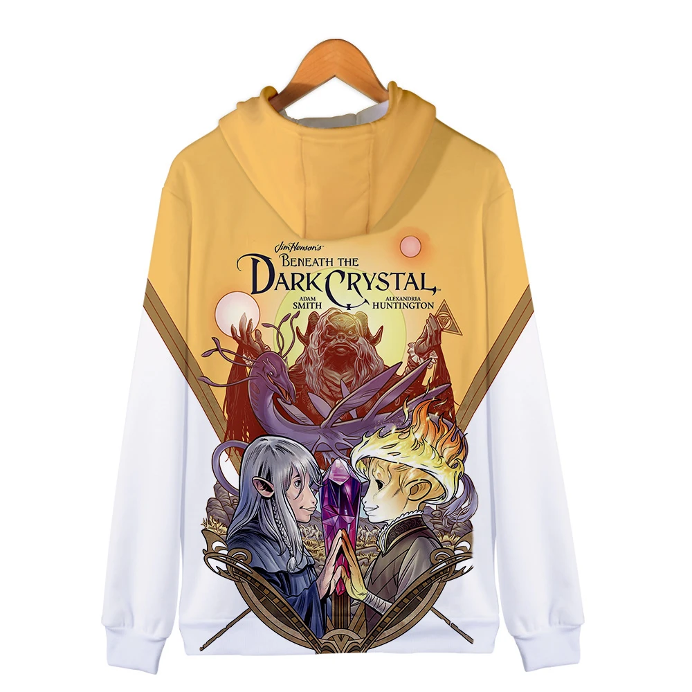 Крутая модель Goku 3D The Dark Crystal: возраст сопротивления ТВ серии верхняя одежда Харадзюку толстовки на молнии модные унисекс/Дети на молнии