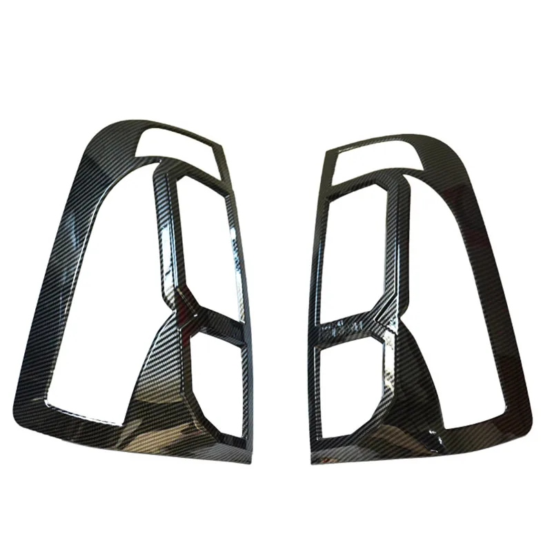 TAIL LAMP COVER Внешний Авто хромированный автомобильный Стайлинг карбоновый передний задний фонарь фары планки чехлы подходят для NISSAN NAVARA NP300 Крышка - Цвет: TAIL LAMP COVER