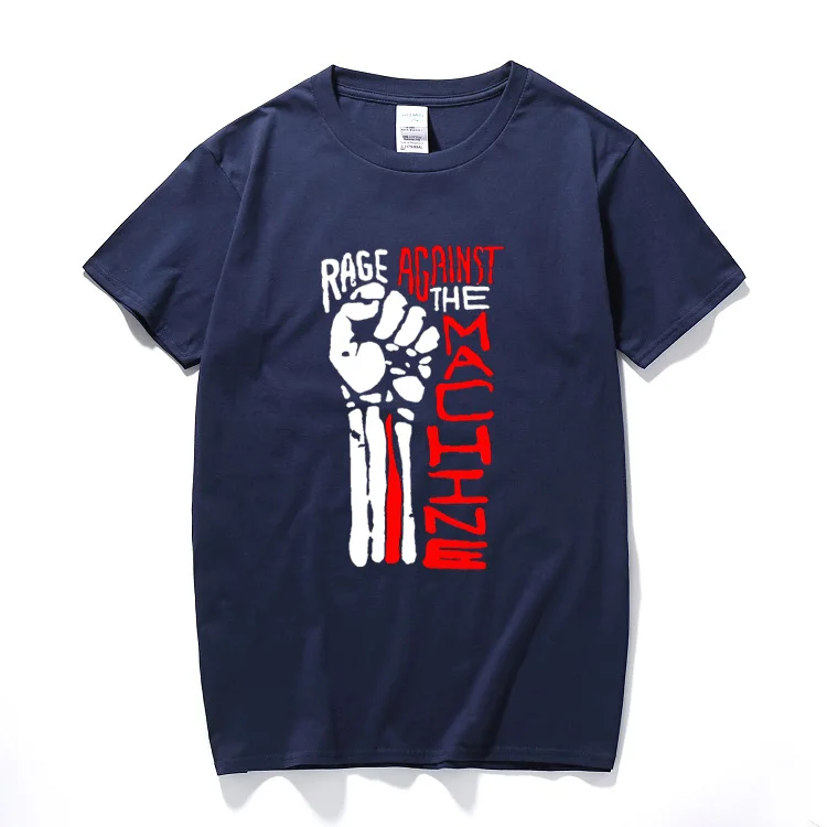 Мужские футболки, мода, Rage Against The Machine, Мужская футболка, хлопковая Повседневная футболка с коротким рукавом, топы, футболка Homme