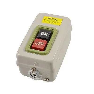 

BS230B 3P 500V 7.5KW Screw Terminal Self Lock On/Off Power Pushbutton Switch