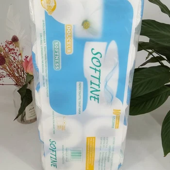 

6 rolls/lot White toilet paper soft high-quality toilet paper 3 lay Toilet Paper Home Toilet Tissue roll paper Wood pulp paper