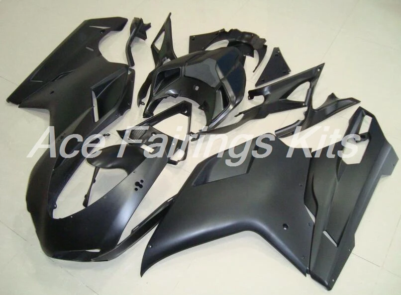 

New ABS Injection Mold Bodywork Fairings kits Fit For Ducati 1098 848 1198 2007 2008 2009 2010 2011 2012 all black matte