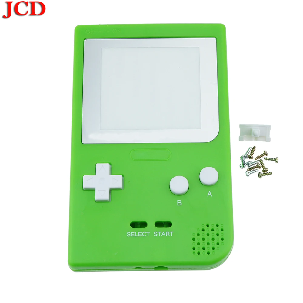 JCD Зеленый Полный Чехол Корпус Замена для Gameboy Карманная игровая консоль для GBP Оболочка Чехол с кнопками комплект Желтый