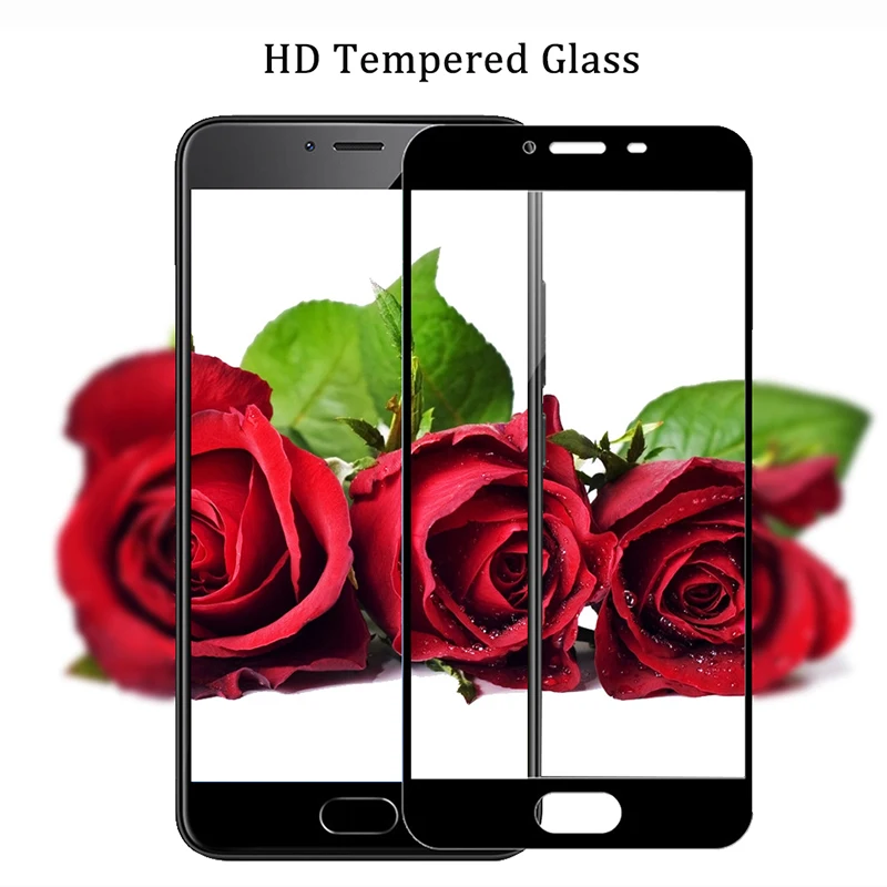 

Casptm Tempered Film For Meizu M6S S6 M6 Note Screen Protector Front Film Toughened Protective Glass Guard Gold Black White