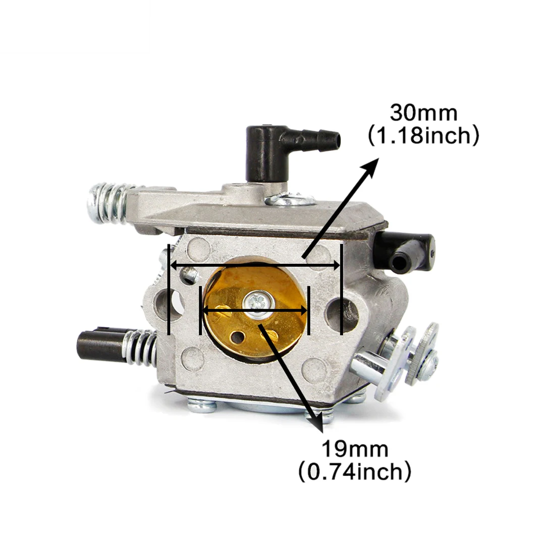 Карбюратор цепной пилы 4500 5200 5800 Carb 2 тактный двигатель 45cc 52cc 58cc бензопила карбюратор локомотив аксессуары