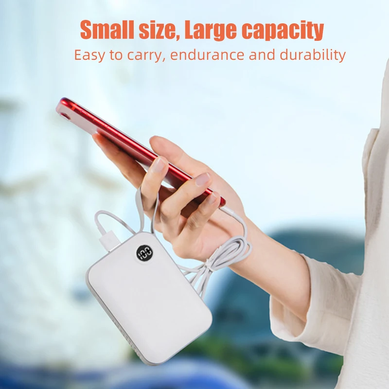 

Power Bank 10000mAh for Mobile Phone Portable Extemal Battery Charger Dual USB Powerbank Case for Xiaomi Iphone Charging Bank