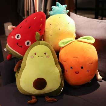 

Cute Fruit Warm Hands up Pillow Japanese Style Plush Cartoon Office Bedroom Girl Winter Hand Pillow Artifact