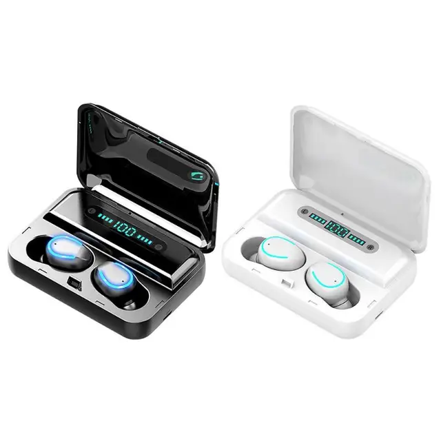 US $9.81 ALLOYSEED F9-5 Mini TWS Bluetooth Earphone Stereo Bluetooth 5.0 In Sports Headset Ear Earphones Tru
