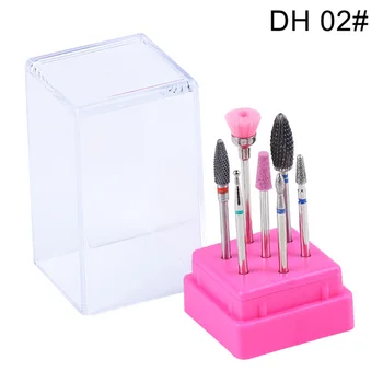 

Nail Art Multifunctional Tools Milling Gel Clean Drill Bits Set Pedicure With Shank Salon Ceramic Manicure Accessories Polishing