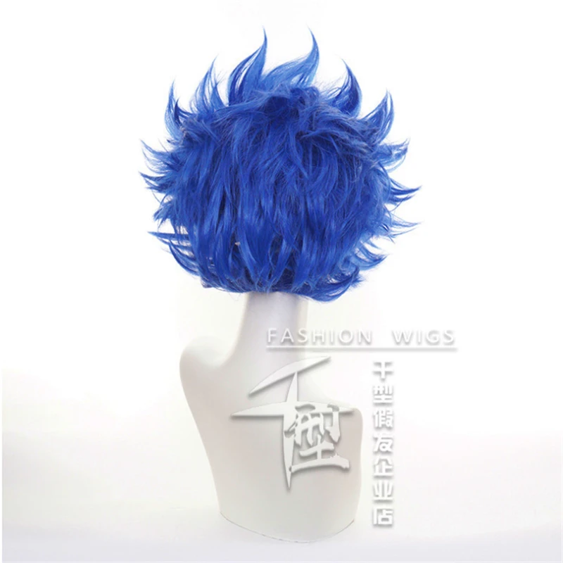 Anime Sk8 The Infinity Wig Adam Shindo Ainosuke Explode Blue Hair