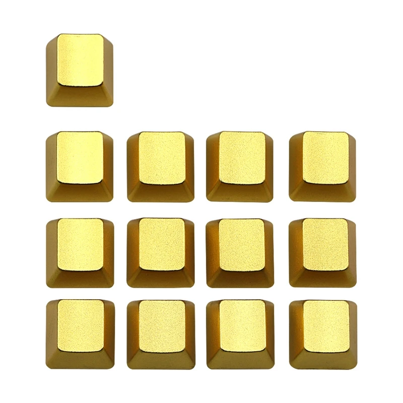 

Replaceable Metal Keycap No Words Keys Mechanical Keyboard Cross Shaft Key Cap 62KA