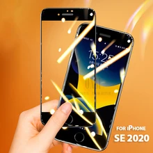 Verre trempé incurvé pour iPhone SE 2020 protecteur d'écran pour iPhone SE 2 deuxième génération 2020 Film de Protection