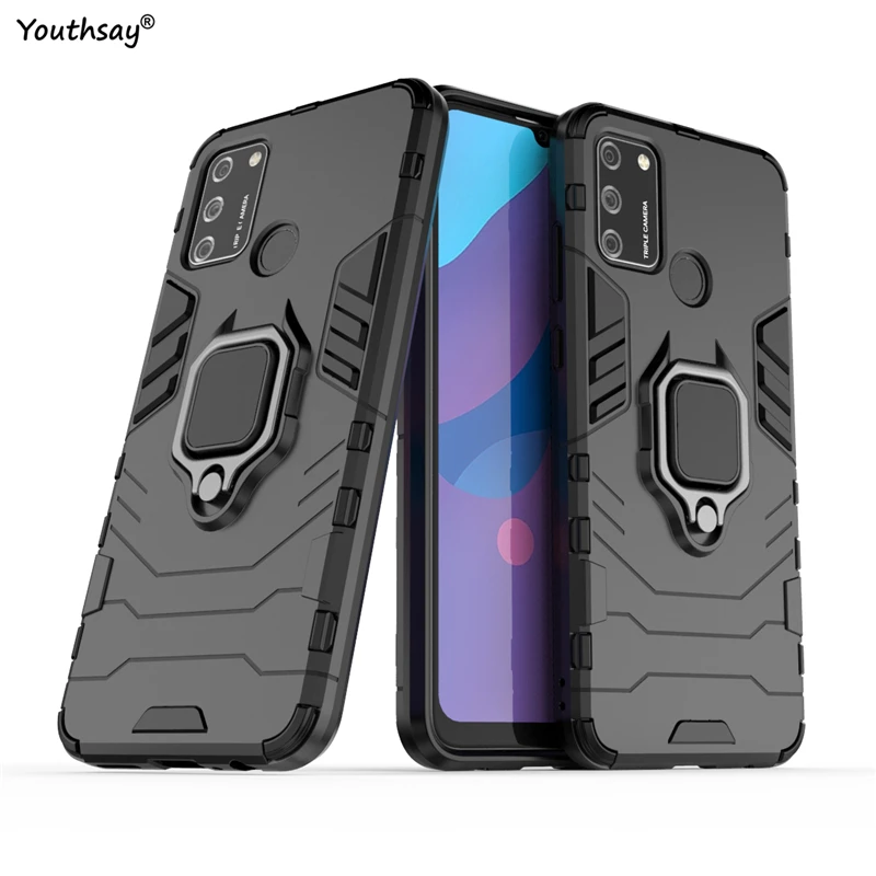 Чехол для Samsung Galaxy A21S чехол M51 A51 A41 A71 S20 FE M31 защитный силиконовый с кольцом на палец