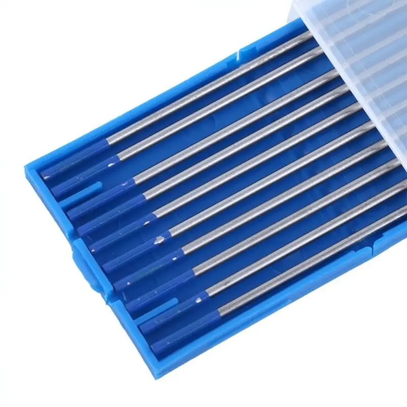 10 шт. TIG сварочные вольфрамовые электроды 2% Lanthanated 3/3" x 6" синий наконечник WL20 для сварки постоянного тока мульти инструменты