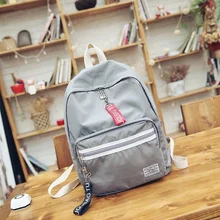 Backpack women Korean fashion  new simple and personalized nylon versatile college style student schoolbag Travel Backpack