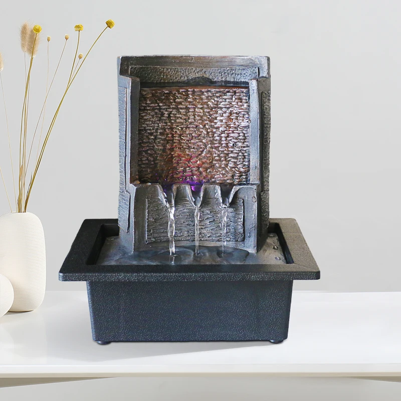 2020 простая полимерная декоративная фонтана комнатные водные фонтаны настольные