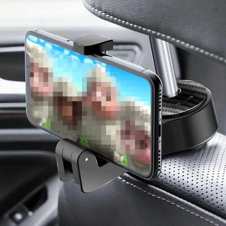 1 пара Универсальный подголовник для автомобильного сидения крючки с телефона держатель для заднего сидения 2 в 1 вращающаяся вешалка зажимы для сумки авто крепежа зажимы
