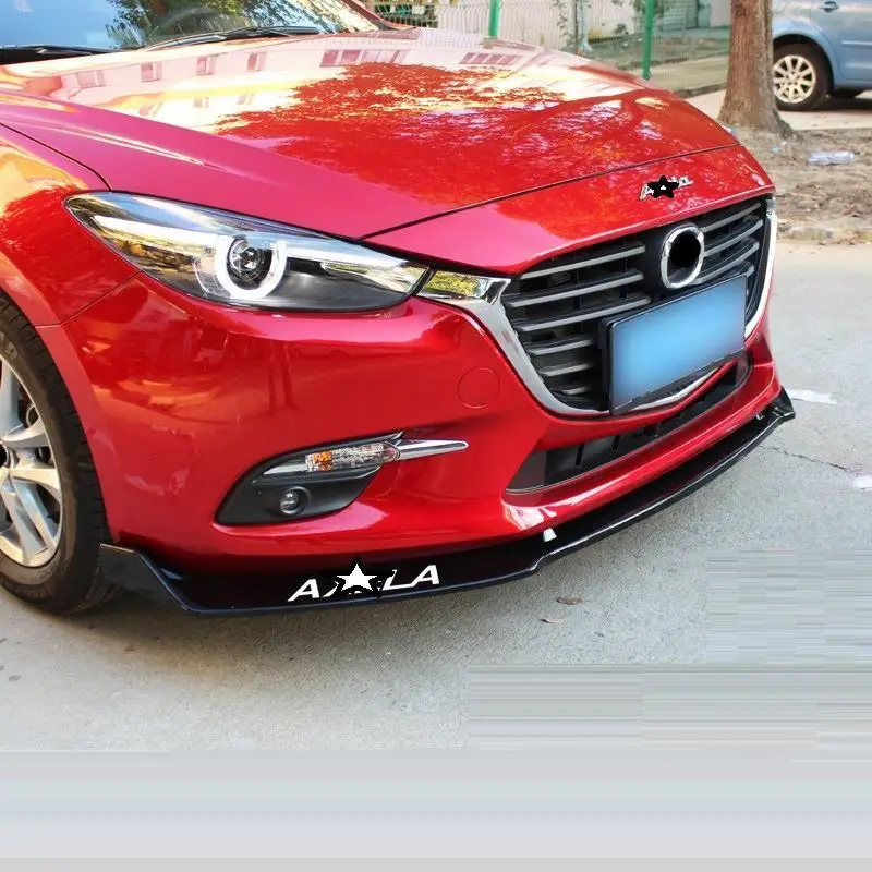 Внешние декоративные аксессуары для укладки автомобиля Тюнинг задний диффузор автомобиля Передние Губы бамперы 14 15 16 17 для Mazda Axela