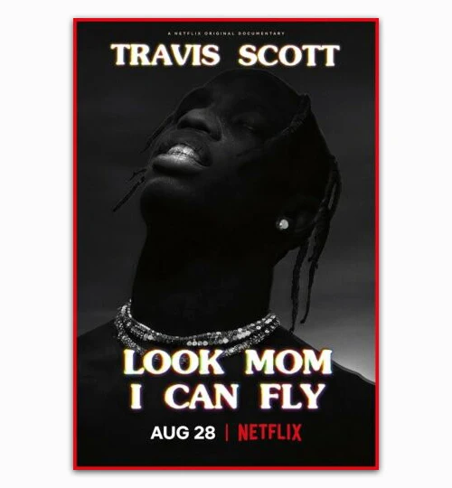 Travis Scott Look Mom I Can Fly Posters And Prints Painting Calligraphy Wall Art Picture Nordic Decoration Home Decor Tableau | Дом и сад