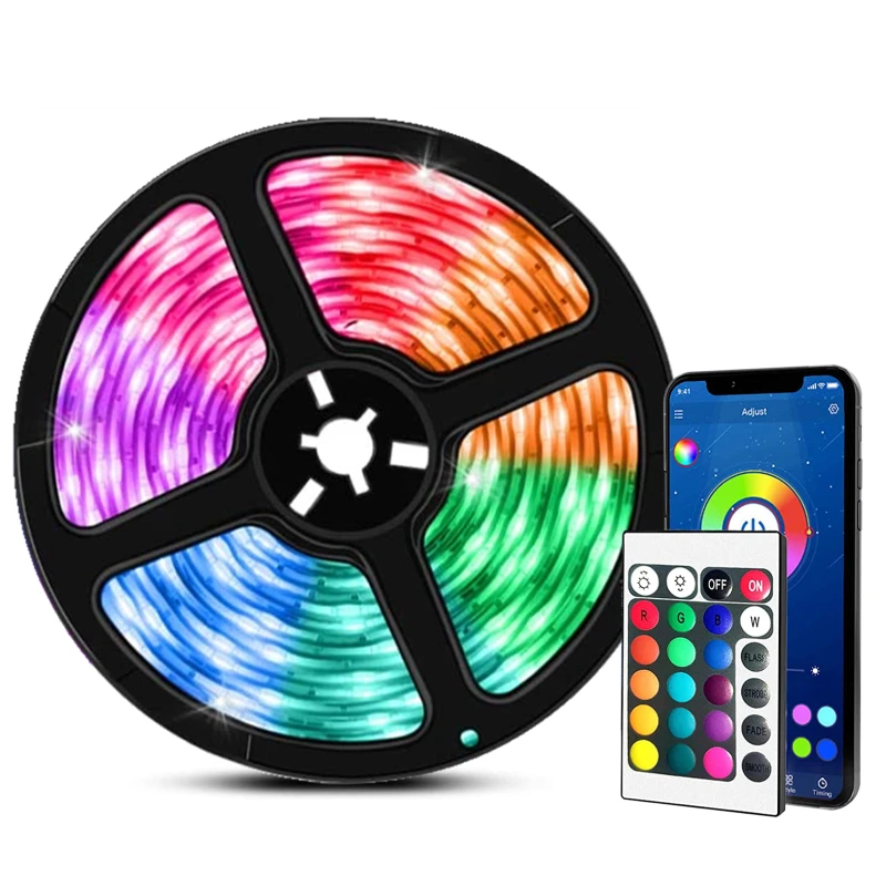 Светодиодная лента RGB 5050 USB 2835 гибкая лампа с инфракрасным Bluetooth управлением 5 в
