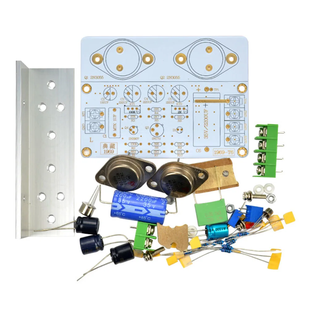 1969 класс A аудио полный диапазон толстой мощности PCB стерео HIFI усилитель в сборе доска Комплект Высокая точность дома двухсторонняя DIY