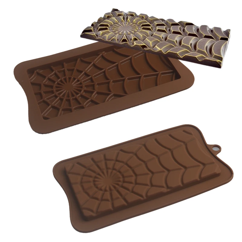 SHENHONG Brown Silicone Chocolate Mold Food Grade Child Candy